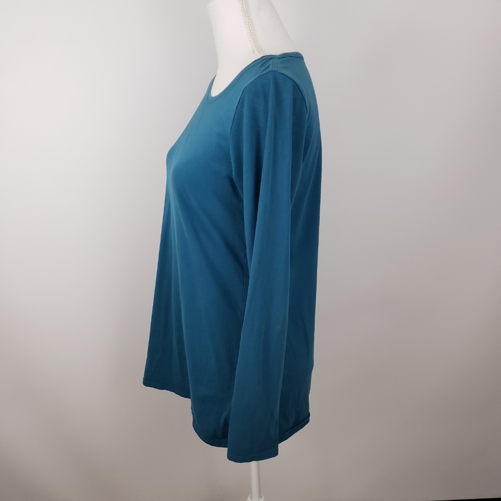 PureJill J Jill long sleeve stretch pima shirt top - Picture 4 of 6